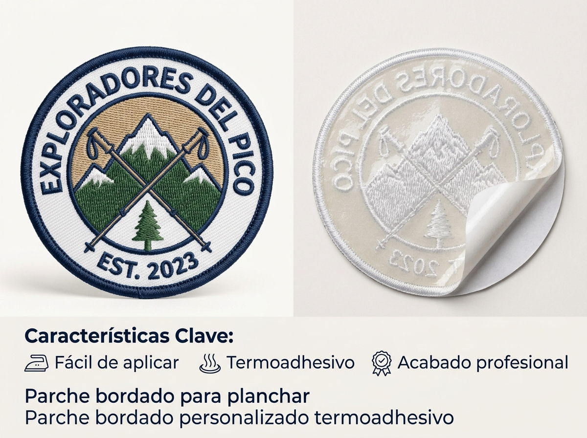 Parches termoadhesivos personalizados para aplicar con plancha